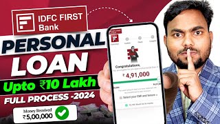 IDFC Personal Loan 2024  IDFC personal loan apply online  idfc personal loan online  Instant loan [upl. by Haily]