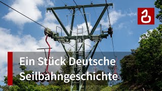 Lebendige deutsche Seilbahngeschichte Die Sesselbahn Assmannshausen  Niederwald [upl. by Ahkeber]