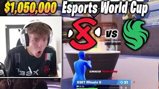 Clix reacts to 1M Esports World Cup Day 1 XSET vs Falcons  WINNER TO PLAYOFFS  Map 1 amp 2 [upl. by Ellehctim]