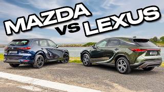 Lexus RX vs Mazda CX60 2024 Comparison Review Which quotLuxuryquot SUV Is Best [upl. by Rohn]