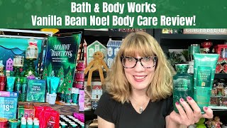 Bath amp Body Works Vanilla Bean Noel Body Care Review [upl. by Anilecram]