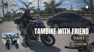 PART 2  HONDA CB500X TEST RIDE  TAMBIKE [upl. by Oidacra]