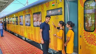 India 1st Private Train Lucknow Tejas Express full journey [upl. by Nennerb296]