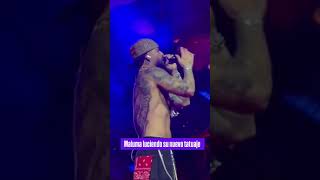 Maluma estrena tatuaje te gusta [upl. by Darwin]