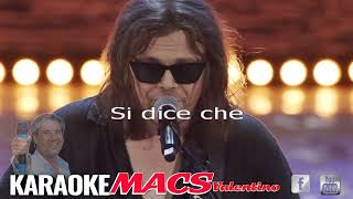 LA MIA STORIA TRA LE DITA  NEW VERSION PIANO BAR Karaoke Party by Macs Valentino [upl. by Yspyg]