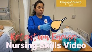 NURSING SKILL RETENTION ENEMA [upl. by Eidna958]