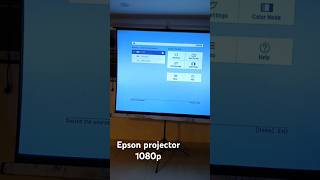 Epson projector 1080p installationzeeshantech [upl. by Rajiv587]