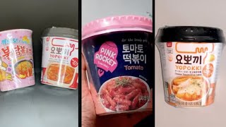 How to cook most popular instant Tteokbokki Yopokki Pink Rocket etc [upl. by Cassady710]