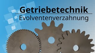 Geometrie von Evolventenzahnräder  Was ist eine Evolvente  Modul  Teilkreisdurchmesser [upl. by Anikes]