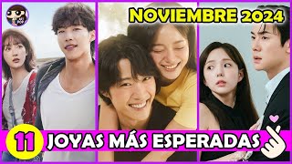 🌟Descubre las 11 JOYAS COREANAS que llegan en NOVIEMBRE 🤩💯👀 Estrenos de Kdramas 2024🌟 [upl. by Ahsinroc]