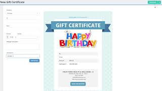 Gift Certificates  ClinicSense [upl. by Euqnom166]