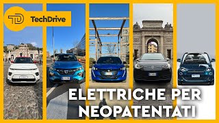 Le 5 MIGLIORI AUTO ELETTRICHE per NEOPATENTATI CONFRONTO 500 elettrica ID3 e208 Spring e Soul [upl. by Marigolde794]