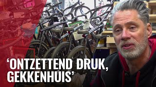 Drukte bij fietsenmaker VanMooffiets kan eindelijk gerepareerd [upl. by Nennek448]