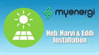 MyEnergi Hub Harvi amp Eddi Installation [upl. by Jennifer]