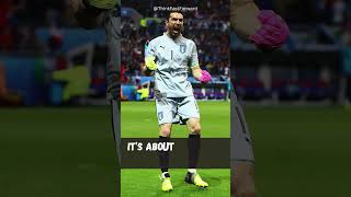 Gianluigi Buffon’s Legendary Words 🧤  goalkeeper footballlegends football fypシ゚viral shorts [upl. by Middle48]