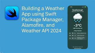 Part 1 Creating a Weather App using SwiftUI Codable amp Alamofire 2024 [upl. by Matthei]