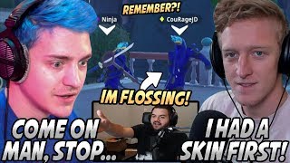 Tfue Responds To Ninja Getting A SKIN Ninja GOES OFF On Courage amp Reverse2k After They BULLY Him [upl. by Ferrigno22]