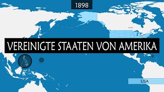 Die Vereinigten Staaten von Amerika  Zusammenfassung auf einer Karte [upl. by Arihay]