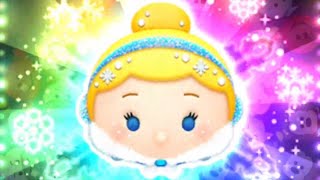 「ツムツム x Tsum Tsum」使用全部技能 ウィンターシンデレラ Winter Cinderella 冬季灰姑娘 [upl. by Aracal945]