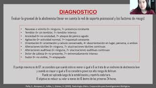 p4  Síndrome de abstinencia alcohólica  Diagnostico y tratamiento [upl. by Eivi]