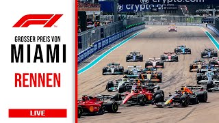 Großer Preis von Miami USA Das Rennen  Formel 1 Live Watchparty [upl. by Ahsyek]