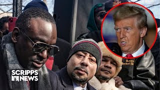 Exonerated Central Park Five sue Donald Trump for defamation [upl. by Adnorrahs735]