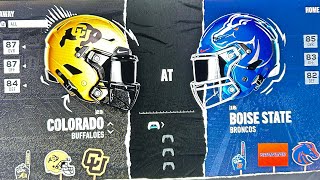 NCAA 2024  college football  Boise State vs Colorado LIVE HD [upl. by Linskey281]