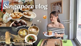 4 days in singapore 🇸🇬 famous dining places new hotel lots of locat eats [upl. by Durst]