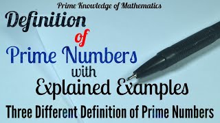 Prime NumbersDefinition With ExamplesMathematics [upl. by Nnylakcaj879]