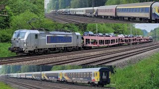 Bahnverkehr in Kirchseeon amp Vectron BR 193 quotMetransquot mit Urlaubs Express [upl. by Alhsa]