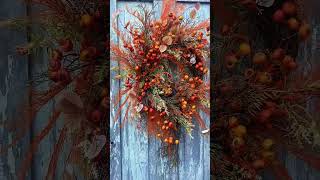 Fall Folliage Wreath for Autumn [upl. by Giacobo]