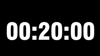 20 dakika POMODORO  20 dakika GERÄ° SAYIM SAYACI  20 minute [upl. by Liu]