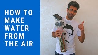 Water from the air Homemade atmospheric water generator AWG [upl. by Aicxela]