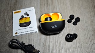 Realfit F4 TWS True Wireless Bluetooth Earbuds Review [upl. by Ylek]