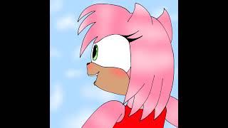 emerald eyes  Snt x Amy sonic sonicthehedgehog snt art amyrose [upl. by Milissa389]