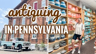 ANTIQUE SHOP WITH ME amp HAUL  ANTIQUING IN PENNSYLVANIA [upl. by Nalced]