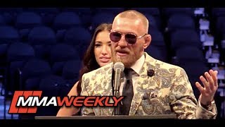 Conor McGregor Feels Ref Stopped Fight Too Early [upl. by Aneahs830]