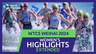 Race Highlights  2024 WTCS WEIHAI  Women [upl. by Trstram]