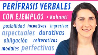 PERÍFRASIS VERBALES 📝 Explicación y Ejemplos [upl. by Atirhs]