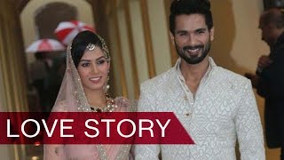 Shahid Kapoor amp Wife Mira Rajputs Love Story UNFOLDS  Bollywood News [upl. by Annoled]