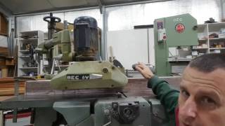 Power feed on a jointer [upl. by Adnohsel]