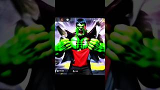 Creating Hulk in Free Fire💚⚡freefire foryou viralshorts [upl. by Annirok833]