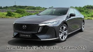 Mazda EZ6 Will Be Sold Globally  New Mazda EZ6 Electric Sedan 2025 [upl. by Enaasiali]