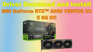 Download Driver MSI GeForce RTX™ 4070 VENTUS 3X E1 12G OC [upl. by Rekrap]