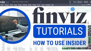 How to use Finviz Insider  Finvizcom Tutorial [upl. by Anekam898]