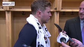 Post game Cam Atkinson 102717 [upl. by Htor]