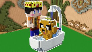 ¡MIKECRACK Y TROLLINO SE DAN UN BAÑO DE ESPUMA LEGENDARIO 😍❤ MIKELLINO EN BUILD BATTLE 31 [upl. by Lihka]