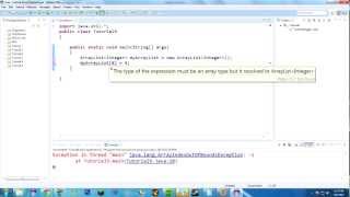 Java Tutorial 9 Hello Arrays and ArrayLists [upl. by Adrea]