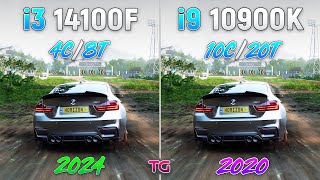 Core i3 14100F vs Core i9 10900K  4 Years Difference [upl. by Aztinay677]