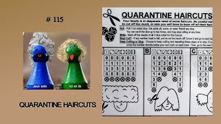 QUARANTINE HAIRCUTS  115  Jeu de dés – Jeu solo print and play [upl. by Shulman496]